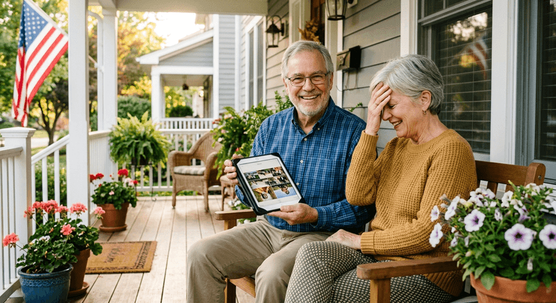 A couple reviewing an unexpected bill together